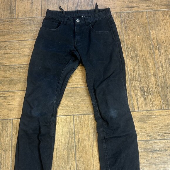 Streets & Steel Black Motorcycle Jeans Reinforced Aramid Knees Size 28 - Picture 11 of 11